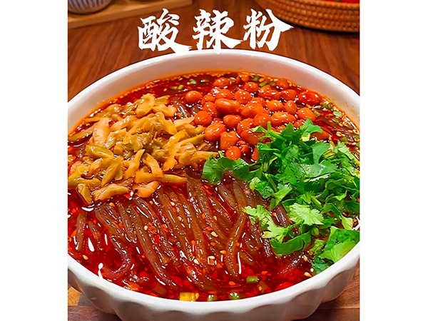 手工圆酸辣粉粉条